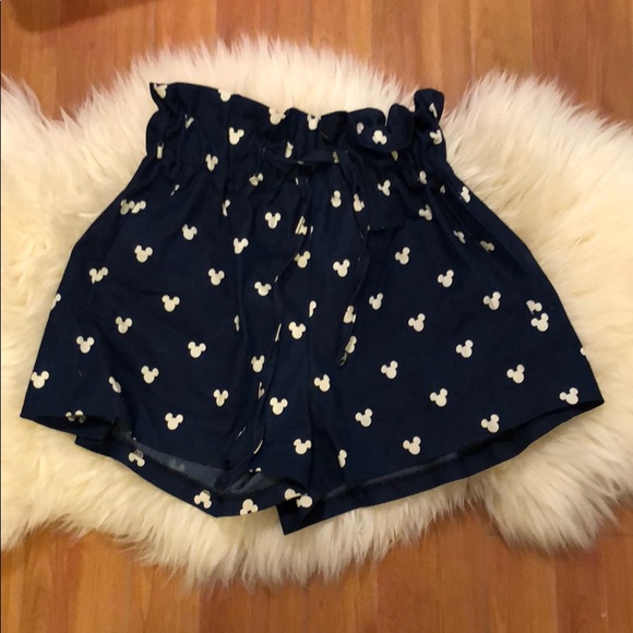 no brand Pants - Mickey mouse print short strechable waist 24-28